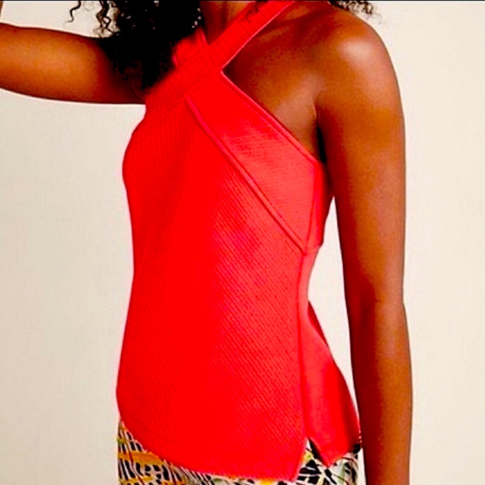 Anthropologie Red Tank Top size XS